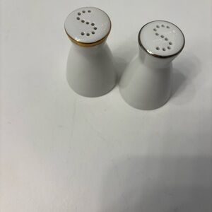 White Ceramic Salt Shakers
